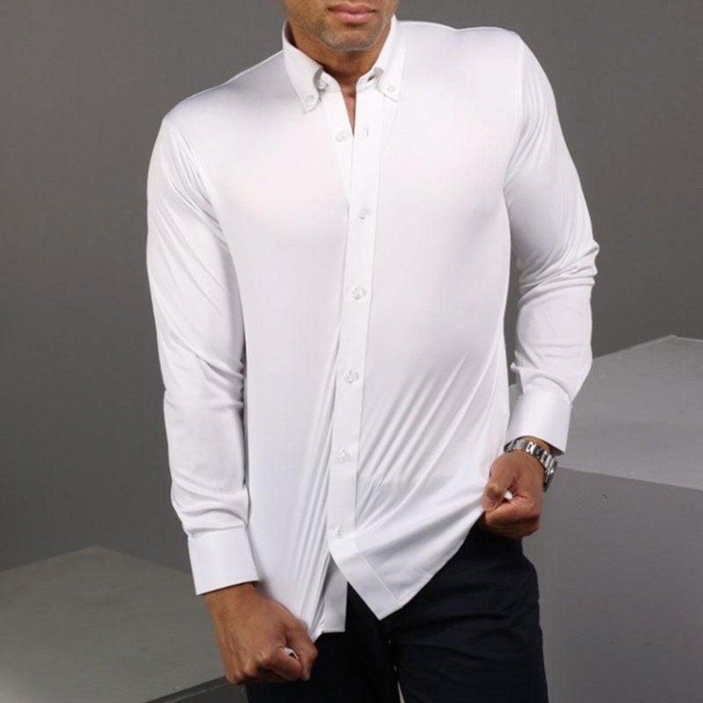 Collars & Co. NWT Quattro Flex Dress Shirt with Button Down Collar - Size Small - Picture 4 of 4